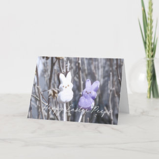 復活祭ピープグリーティングカード サンキューカード