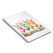 復活祭ラテバニー耳とラテの眼鏡 ノートブック (右側)