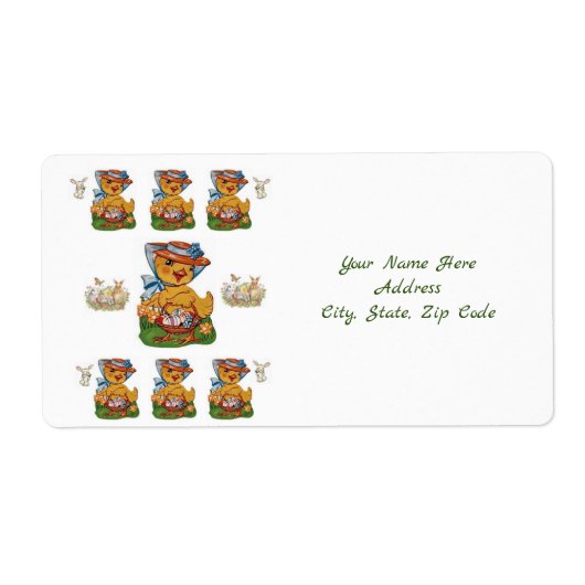 復活祭ラベル ラベル (正面)