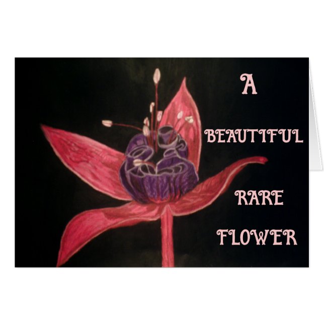 復活祭レアフラワーレアパーソンカード (正面横)