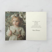 復活祭宗教復活写真フローラ シーズンカード (内部)