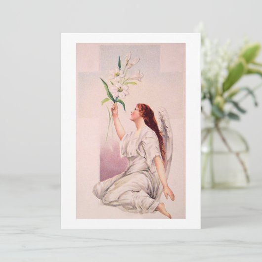 復活祭恵み1ヨハネ2:25聖書の聖句 シーズンカード (スタンド正面)