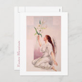 復活祭恵み1ヨハネ2:25聖書の聖句 シーズンポストカード (正面/裏面)