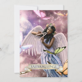 復活祭恵み。天使と蝶カード シーズンカード