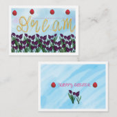 復活祭魔法：喜びの万華鏡のように千変万化するパターン ノートカード (正面/裏面)