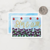 復活祭魔法：喜びの万華鏡のように千変万化するパターン ノートカード (正面/裏面インサイチュ)