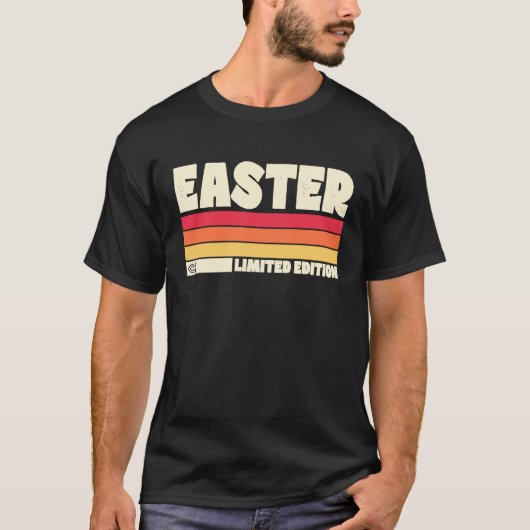 復活祭 イエス キリスト フィッシュ レトロ ヴィンテージ Tシャツ (正面)