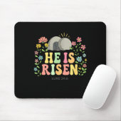 復活祭 イースター フラワー 遺体安置所のバイブル マウスパッド (マウス)