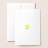 復活祭、キリストの復活、キリストは復活した 箔カード (裏面封筒付き)