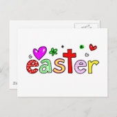 復活祭 シーズンポストカード (正面/裏面)