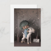 復活祭 – バージョン2 出欠カード (正面/裏面)