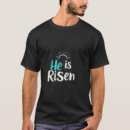 復活祭 主は復活した Tシャツ (正面)