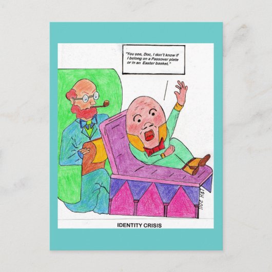 復活祭/過越のアイデンティティ危機 シーズンポストカード (正面)