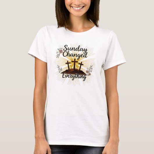 復活節 イースター 復活  Tシャツ (正面)