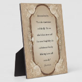 復活聖なる書物、 経典、ジョン11-25、26 フォトプラーク (側面)