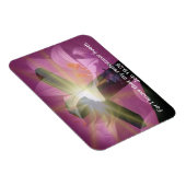 復活聖書の聖句ジョブ19:25磁石 マグネット (右側)