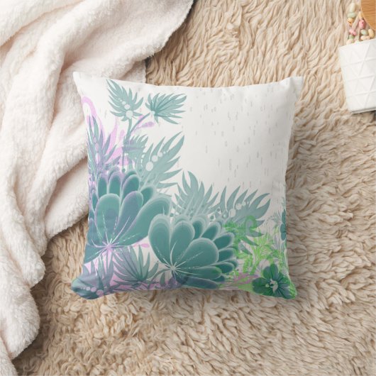 復活花 クッション (ブランケット)