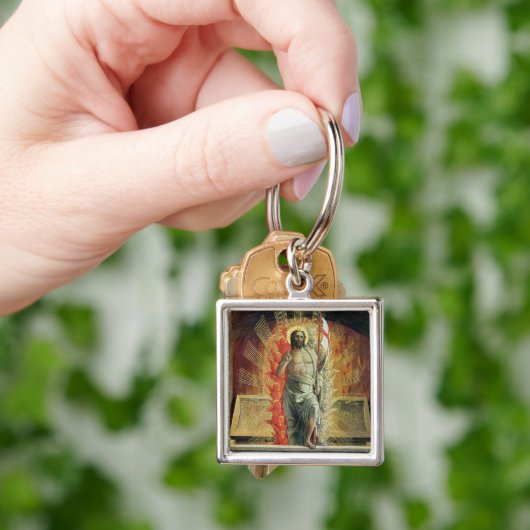 復活 キーホルダー (手)