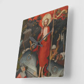 復活 スクエア壁時計 (傾斜)