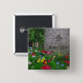 [復活]ボタン 缶バッジ (正面&裏面)