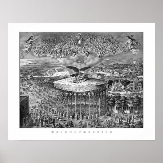 復興 – 南北戦争時代 ポスター (正面)