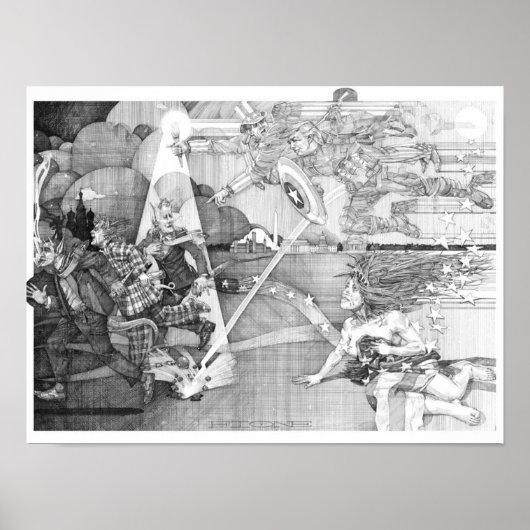 復讐と悪魔の正義の寓話 ポスター (正面)