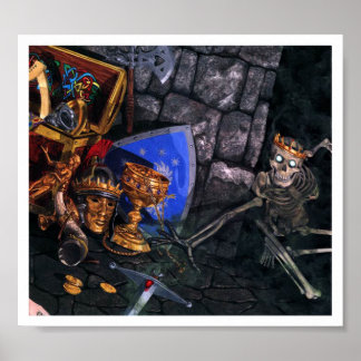 復讐に燃える死んだプリント ポスター