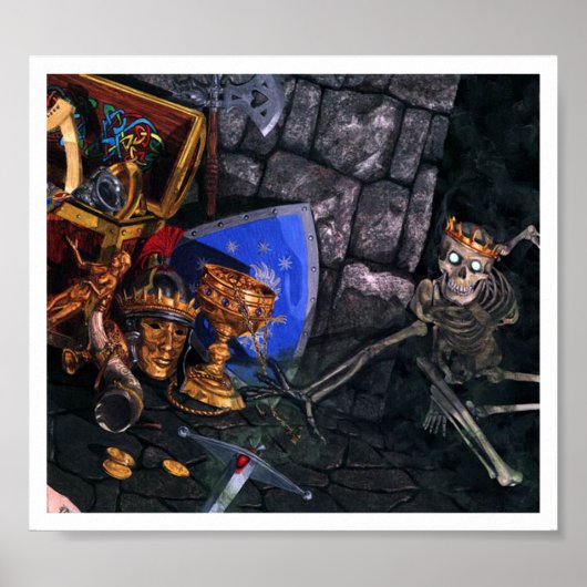 復讐に燃える死んだプリント ポスター (正面)