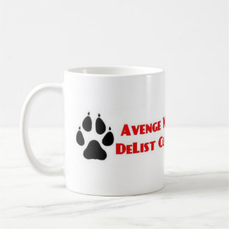 復讐のオオカミ、下院議員を解任せよ コーヒーマグカップ