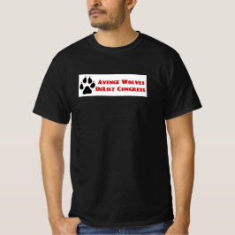 復讐のオオカミ、下院議員を解任せよ Tシャツ