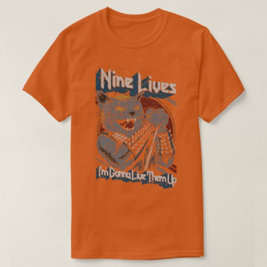 復讐の叫び Tシャツ (デザイン正面)