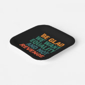 復讐の権利ではなく平等を求めて嬉しい ペーパープレート (傾斜あり)