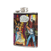 復讐の火山 – 漫画 フラスク (左)