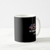 復讐は成功するアメリカ国旗トランプ2024 コーヒーマグカップ (正面右)