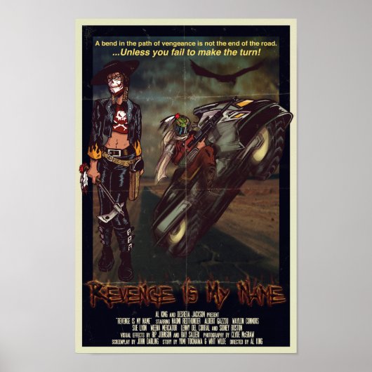 復讐は私の名 ポスター (正面)