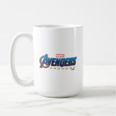 復讐者:終盤| Thanos Shattered Avengersロゴ コーヒーマグカップ (左)