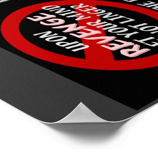 復讐+怒り狂ったツォーファーを運転 ポスター (角)