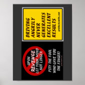 復讐+怒り狂ったツォーファーを運転 ポスター (正面)