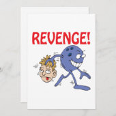 復讐 招待状 (正面/裏面)
