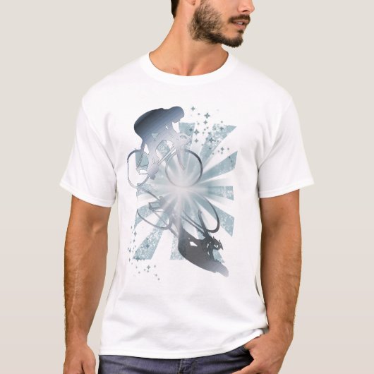 循環のグランジなワイシャツ-サイクリストのためのギフト Tシャツ (正面)