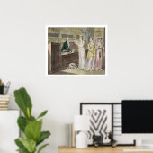 循環ライブラリ(ペンとインク、w/cおよびw ポスター (ホームオフィス)