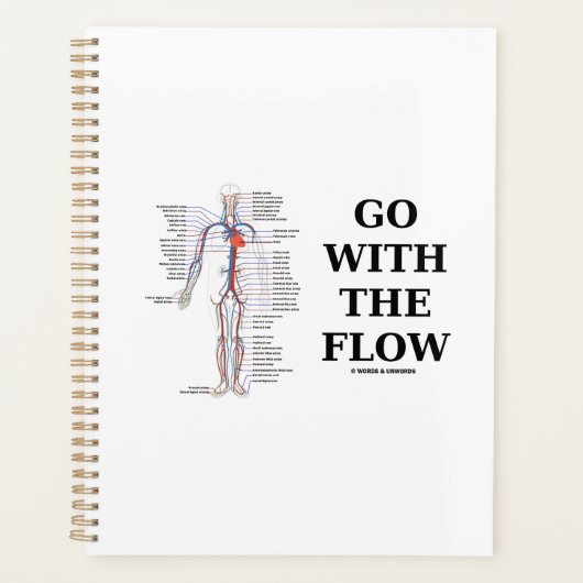 循環器系に移行する プランナー手帳 (正面)