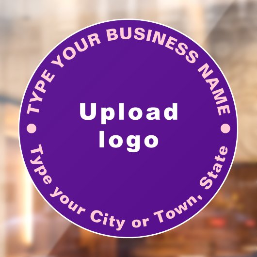 循環型ビジネス ブランド テキスト パープル ウィンドウサイン (シート2)