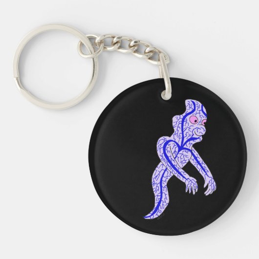 循環幽霊 キーホルダー (正面)