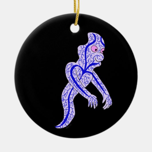 循環幽霊 セラミックオーナメント (正面)