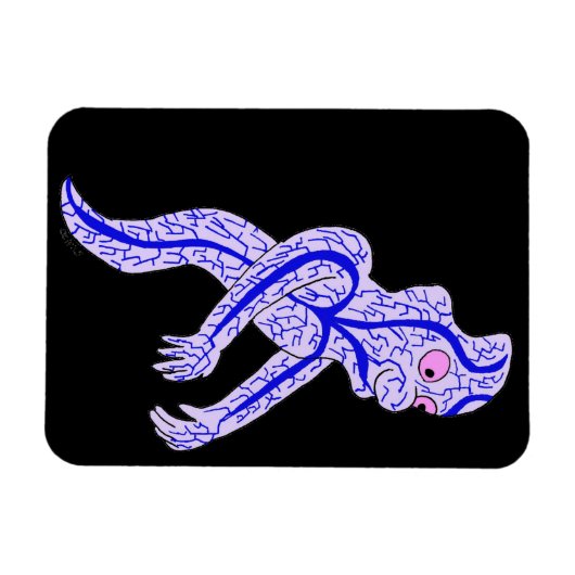 循環幽霊 マグネット (横)