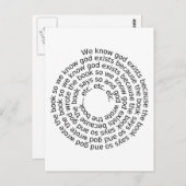 循環推論（緩和曲線） ポストカード (正面/裏面)