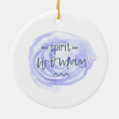 循環的な女性 セラミックオーナメント (裏面)