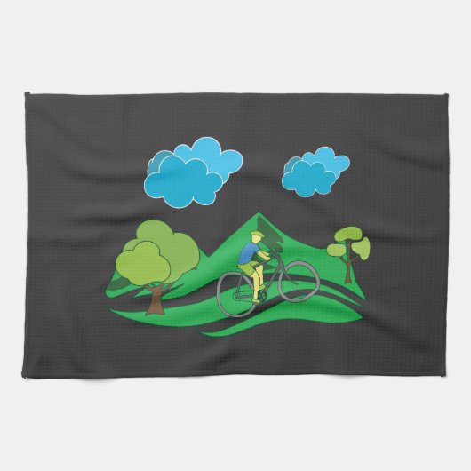 循環 キッチンタオル (横)