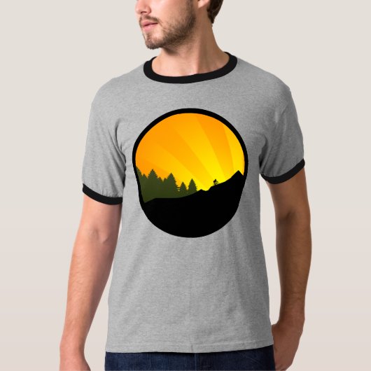 循環: 山のrayz: tシャツ (正面)